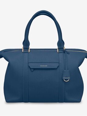 Maison de Sabre Large Leather Weekender Bag